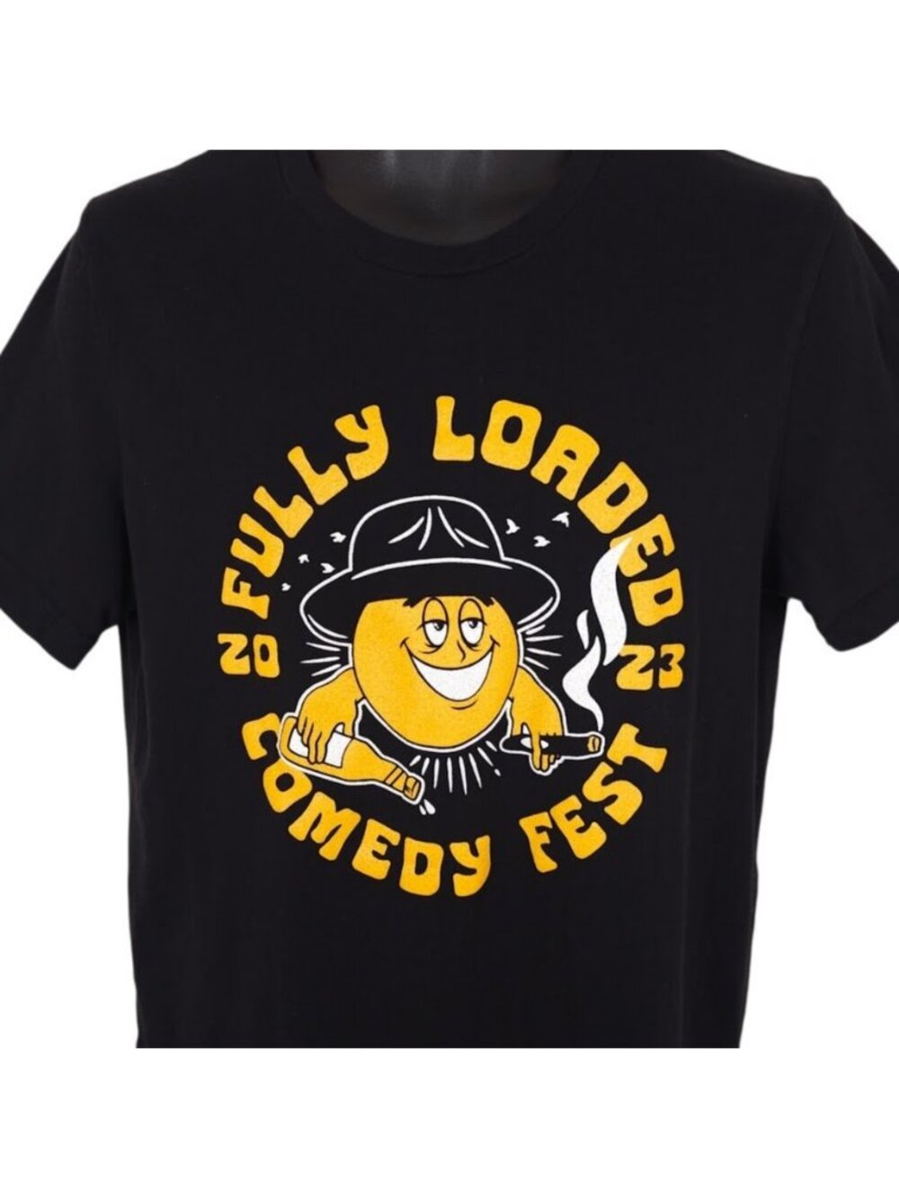 Bert Kreischer T Shirt Mens Size Medium Black Fully Loaded Comedy Festival